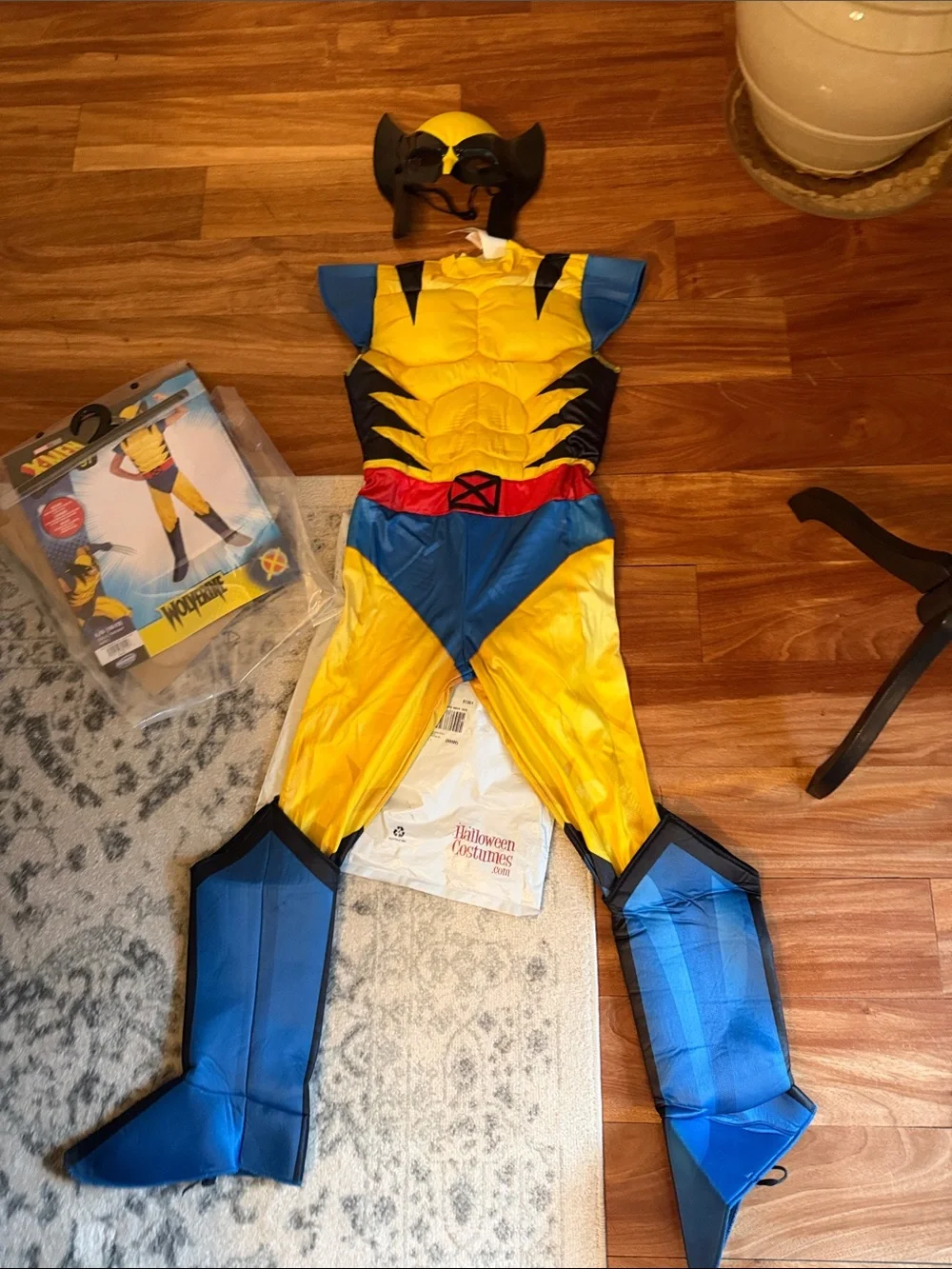 Marvel X-Men Wolverine Yellow Kids Costume - Official